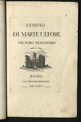 Tempio di Marte Ultore nel foro transitorio