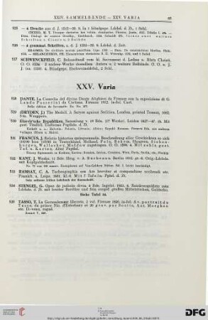 Varia (Nr. 528-535)