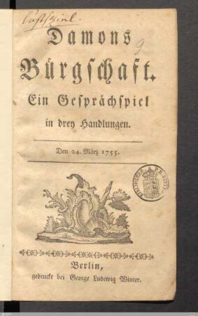 Der gewinnsüchtige Pillenarzt : Ein Lust-Spiel