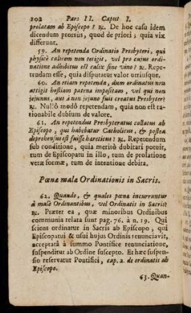 102-111, Poenae malae Ordinationis in Sacris; ...