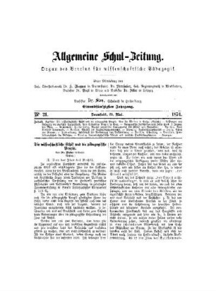 Die wissenschaftliche Ethik und die pädagogische Praxis : (Schluß)
