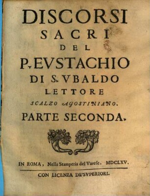Discorsi Sacri, 2