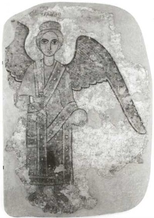Erzengel Gabriel : Erzengel Gabriel. Fresko; Höhe 2 m (701/715). Berlin: Sonderausstellung "Faras" in den Staatlichen Museen