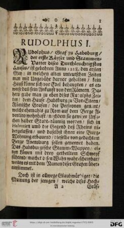Rudolphus I.