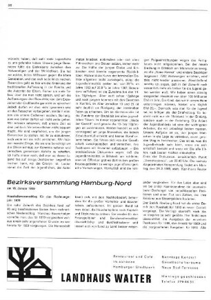 Bezirksversammlung Hamburg-Nord