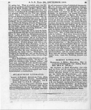 Scoper, L. [i.e. Schoepfer, K.]: Hyacinthen. Eine romantische Frühlingsgabe. Nordhausen: Müller 1834