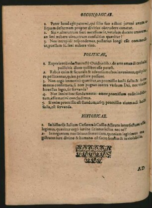 Oeconomicae.