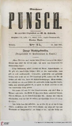 Nro. 25 (15. Juni 1851)