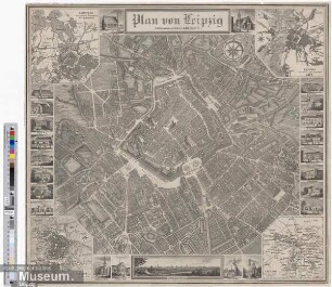 Plan von Leipzig