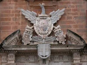 Palermo, Portal am ehemaligen normannischen Königsschloss, Palazzo Reale