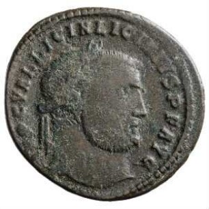 Münze, Follis, 313 - 314 n. Chr.