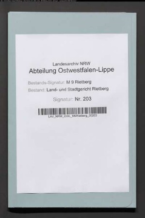 Erblasser: Stromberg, Elisabeth: Testament