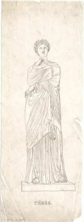Stegmann, Carl von; Antike Skulpturen - Cérès (Ansicht)