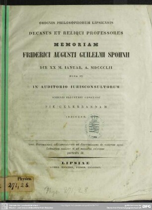 2: G. Hartensteinii additamentorum ad dissertationem de materiae apud Leibnitium notione et ad monadas relatione particula