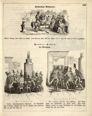 "Sonderbare Galanterie" "Yankee-Leben. Ein Wirthshaus"