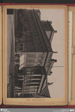 Das Stadttheater in Breslau