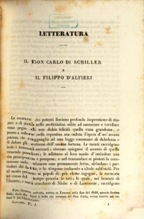 Alcuni scritti del dottor Carlo Cattaneo. 1
