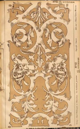 Musterblätter für Holzbrand-Malerei. 82. [1895]