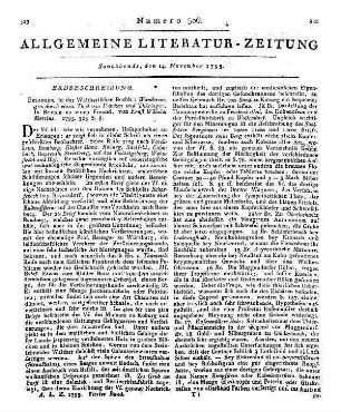 Martius, E. W.: Wanderungen durch einen Theil von Franken und Thüringen. In Briefen an einen Freund. Erlangen: Walther 1795