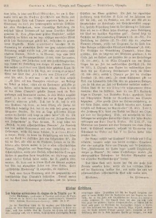 213-218 Kleine Kritiken