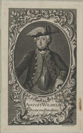Bildnis des Prinzen August Wilhelm von Preussen