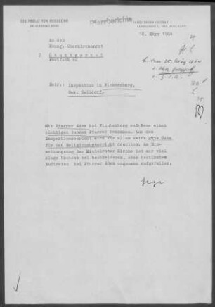 Fichtenberg mit Erlenhof: Inspektionsbericht 1964