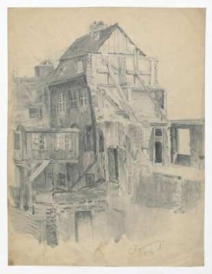 Abbruch der Häuser am Mühlendamm, Ecke Fischerstraße