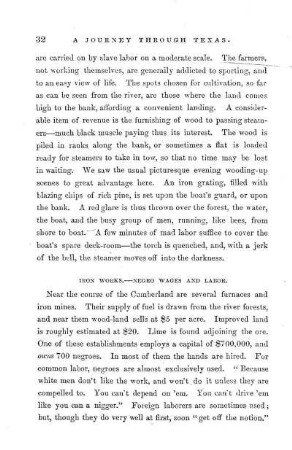 Iron Works Negro Wages