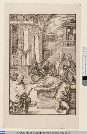 Der zwölfjährige Christus im Tempel