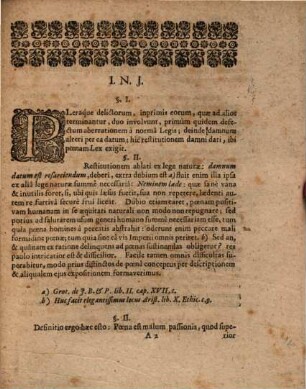 Dissertatio Moralis De Officio Delinqventium Intuitu Poenarum