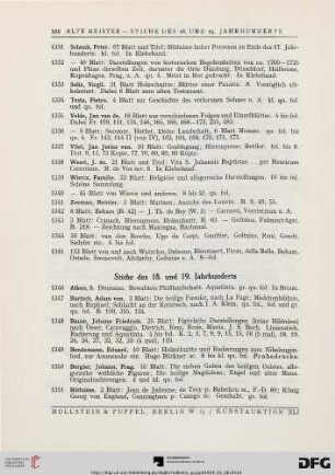 Stiche des 18. und 19. Jahrhunderts (Nr. 1346-1437)