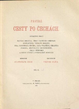 Pestré cesty po Čechách. 2. 1892