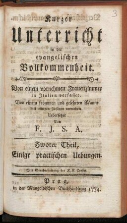 2: Einige practischen Uebungen