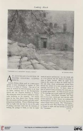 49: An Austrian painter in water-colour : Ludwig Rösch