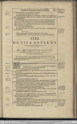 XXXII. De Vita Aeterna Et Piorum Beatitudine Coelesti