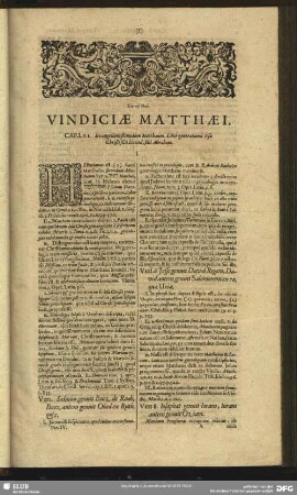 Vindiciae Matthaei