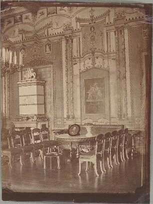 Seeberger, Gustav; München; Residenz, Königsbau, Zeichnungen - Salon der Königin