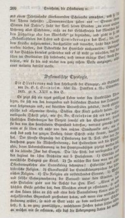 200-204 "Die Offenbarung nach dem Lehrbegriffe der Synagoge" von S. L. Steinheim