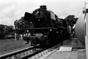 Dampflokomotive Baureihe 042 der Firma Borsig auf einer Fahrt nach Cuxhaven
