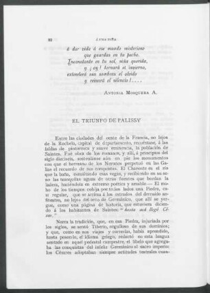 El triunfo de Palissy