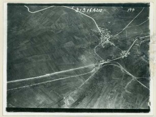 Foto des Geländes um und östlich von Haudiomont (Luftbild)