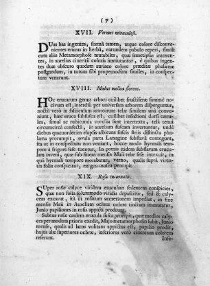 XVII. Vermes miraculosi