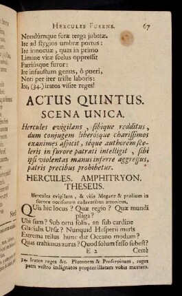 67-76, Actus Quintus