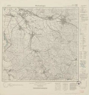 4723 (alte Nr.: 2735) Oberkaufungen, Meßtischblatt (4cm - Karte)