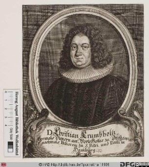 Bildnis Christian Krumbholtz