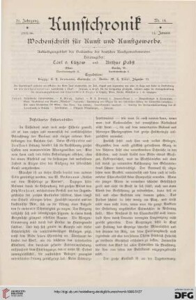 Heft 14 (14. Januar 1885)