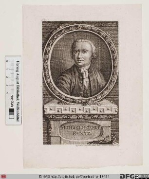 Bildnis Michael Heinrich Rentz