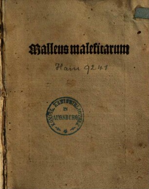 Malleus maleficarum