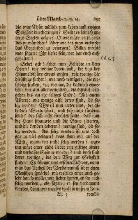 697-705, Gehet ach! sehet nun Geliebte in dem Herrn! wie ...