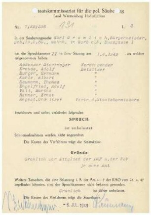 Gramlich, Karl